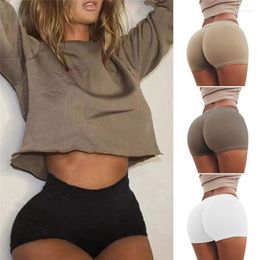Gym Clothing Sexy Yoga Shorts High Waist Women's Sports Athletic Brief Workout Fitness Leggings Breathable Sport Wear