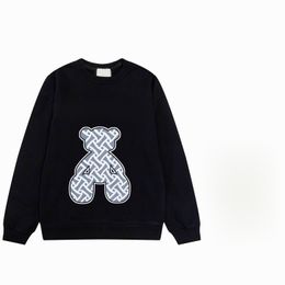 Realfine Sweaters 5A Long Sleeves Bear Tiger Hoodies Jersey Sweatshirt Hooded for Men Size S-XL