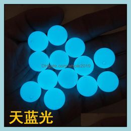 Stone 8Mm Round Ball Shape Luminous Stone Beads Charms Fluorescent Chakra Healing Glow In Dark For Bracelets Jewellery Acc Dhseller2010 Dhf6V