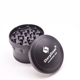 Smoking Accessories 60mm 4layer SharpSone tobacco grinder diamond sharp stone zicn alloy crusher grinders