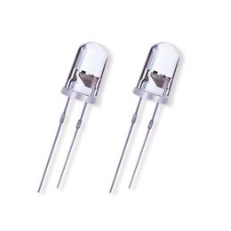 5mm DIP LED Diodes Round Through hole Lamp Certificate Beads Light Emiiting Diode Red White Yellow Orange green Blue Certificate with RoHS Water clear