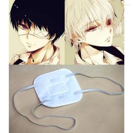 Party Supplies Anime Tokyo Ghouls Kaneki Ken Cosplay White Eye Mask Sasaki Haise Costume Accessories Unisex