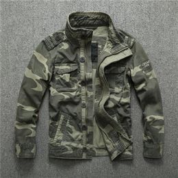 Men's Jackets Casual Wear Mens Oversized Camo Sportswear Thick Denim Men Overall Green Military Winter Camouflage Coat Male XXL 220908