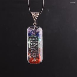 Pendant Necklaces Orgonite Aura High Frequency Necklace Energy Divination Women Jewelry Handmade Professional Drop