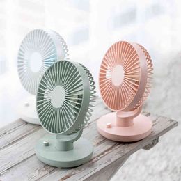 Electric Fans 3Life Creative Ballet Shaking Head Fan Desktop Mini Fan USB Charging Mute Mini Electric Fan For Home Office T220907