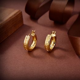 Gorgon Earrings stud luxury brand gold plated 18K dangler for woman T0P quality couple style official replica exquisite gift