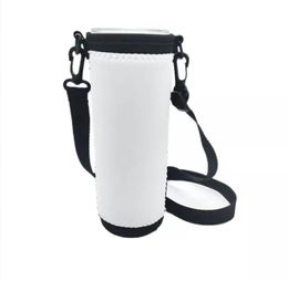 Sublimation Strap Insulated Water Bottle Sleeve Bag Holder Neoprene Tumbler bag holder Outdoor Sport Water Bottle Bag Carrier001