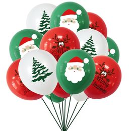 Other Event Party Supplies 1 Set Christmas Latex Balloon Golden Green Balloons Confetti Air Christmas Tree Birthday Party Kids Decoration Wedding Supplies 220908