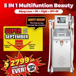 OPT Laser Beauty Equipment IPL Elight Hair Removal Acne Treatment ND YAG Laser Tattoo Removal ipl Beauty Machine