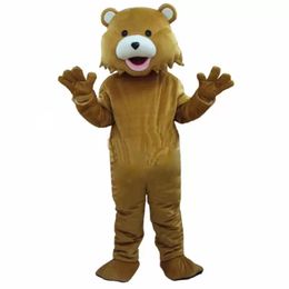 2022 Professional factory hot Brown Bear Adult Mascots mascot Costume Fancy Dress