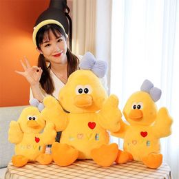 2022 UPS new spot Stuffed Plush Animals love you duck plush toy dolls hug duck doll pillow children holiday gift