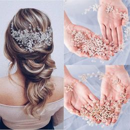 Hair Clips Luxury Crystal Rhinestone Headbands Tiaras Hairbands For Women Bride Bridal Wedding Accessories Jewelry Ornament Headpiece