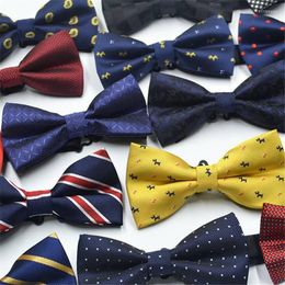 Bow Ties Striped Tie 39 Styles Neckties Wedding/Formal Adjustable Satin Men Classic