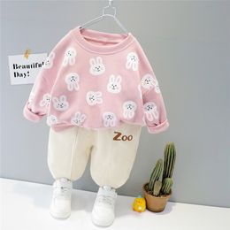 Autumn Kids Clothing Sets Toddler Baby Clothes Outfits Infant Costume Cartoon Top Pants Children Sportswear