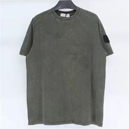 Designers Brands T Shirts ISLAND Fashion Men STONE Vintage Washed Short Sleeves Style Casual 02