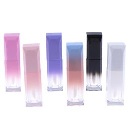 5ml Gradient Colour Packaging Bottles Lipgloss Plastic Empty Clear Tube Eyeliner Eyelash Container Colourful DIY Cosmetic Containers