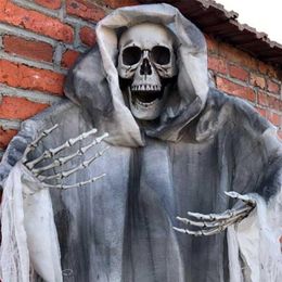 Garden Decorations Halloween Hanging Ghost Haunted House Escape Horror Halloween Decorations Terror Scary Props Theme Party Drop Ornament 220908