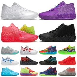 Lamelo Ball Shoe MB 01 Rick And Morty Designer Casual Mens Womens Buzz City Queen City Rock Ridge Red Black Blast Not From Here Fashion Sports Sneakers Trainers Outdoor
