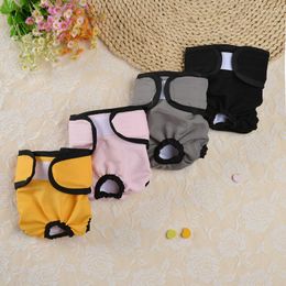 Dog Apparel Cute Pet Physiological Pants Diaper Washable Female And Male Shorts Panties Menstruation Sanitary Pant For Small
