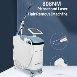 Pico Laser Q-Switch Удалить шрамы от прыщей Удаление татуировки 808 Диодная машина для снятия волос лазер