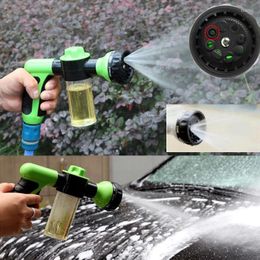 Lance Car Washing Tool Spray Gun Soap Dispenser 8 In 1 Jet Auto Handheld Clean Cleaning Wash Garden Watering Hose Nozzle