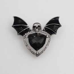 Brooches Halloween Gothic Punk Skull Bat Corsage Pin Pins Backpack Clothes Lapel Fun Badge Jewellery Gift