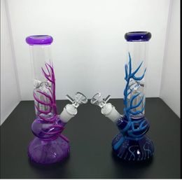 Glass Bowl Pipes Male Joint Colour Funnel Bowls Smoking Luminous Coloured glass thickened glass bongs hookah