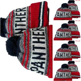 Florida Beanie North American Hockey ball Team Side Patch Winter Wool Sport Knit Hat Skull Caps