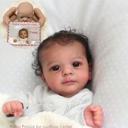 Кукол Reborn Kit Felicia 19 -дюймовый Reborn Baby Vinyl Doll Kit