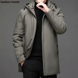 Men's Jackets Winter Jacket Thicken Warm Cottonpadded s Slim Fit thicken coat and Coat For M4XL 220908