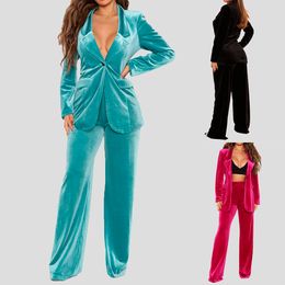 Candy Color Mother of the Bride Pants Suits Slim Fit 2 Pieces Prom Evening Party Celebrity Wear Plus Size