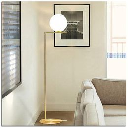 Floor Lamps Nordic Design Modern Brushed Gold MaBlack LED Tall Lamp Standing For Living Room Beauty Salon