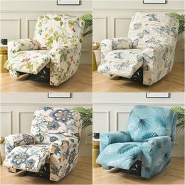 Chair Covers Floral Recliner Sofa Lazy Boy Elastic Massage Slipcovers for Living Room Lounger Armchair 220906