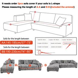 Chair Covers sofa cover elastic couch sectional chair It needs order 2pieces if your is corner L shape 220906