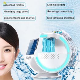 2022 Newly Microdermabrasion Ice Blue Magic Mirror Skin Analyzer Face Lifting dermabrasion Deep Cleaning Machine