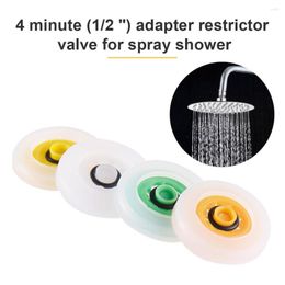 Bath Accessory Set 4PCS Shower Head Flow Control Valve Water Saver Device Reducer Limiter In Stock