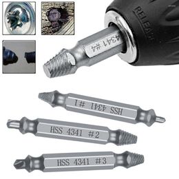 Professional Hand Tool Sets 4/5/6 PCS Damaged Screw Extractor Drill Bit Set Stripped Broken Bolt Remover Easily Take Out Demolition Tools