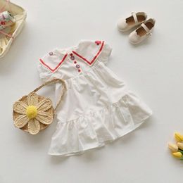 maxishangmao Baby Girl Sailor Tights Dress Newborn Summer Dress 1-12 Months 