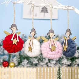 Other Event Party Supplies Xmas Tree Pendant Ornaments 2023 Year Gifts Christmas Angel Dolls Christmas Decoration For Home Natal Noel Deco #50g 220908