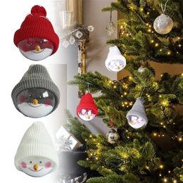 Party Decoration 1pc Transparent Plastic Christmas Ornament Ball Clear Bauble For Xmas Party Kids Gift Present Box Decorations #50g 220908