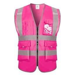 Other Protective Equipment L Safety Vest With Reflective Strip High Visibility Pockets Zipper Construction Working Ansi Clas Bdesybag Amvzx