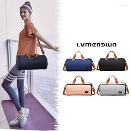 Duffel Bags Women Multi-function Sports Handbag Fitness Bag Fashion Luggage Large Duffle For Trip Male Travel Tote With Shoes Pouch