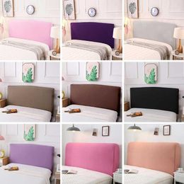 Pillow Dustproof Thicken Bed Head Cover All-inclusive Plush Bedside Covers Soft Headboard Bedroom Elastic Back Protection