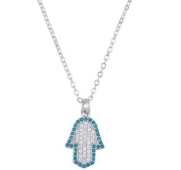 Jewellery Necklaces Pendants palm chain necklace Zirconia Jewellery Cubic Crystal Cz Fashion Charm ah43