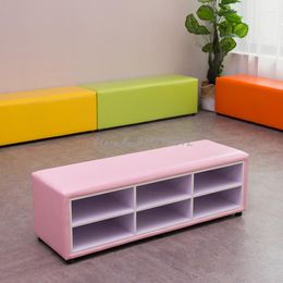 Clothing Storage Early Childhood Education Centre Soft Bag Shoe Changing Stool Kindergarten Children Can Sit On Cabinet Dance Room Bookcase