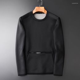 Men's Hoodies Arrival Composite Fabric Sweatshirts Hight Quality Waterproof Zipper Round Collar Men's Coat M L XL-4XL