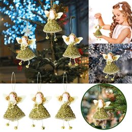 Other Event Party Supplies Bubble Girl Cute Sequins Skirt Fairy Tale Wind Heart Angel Birthday Gift Decoration Christmas Tree Ornament Dolls #50g 220908