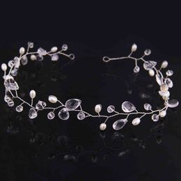 Wedding Hair Jewellery Wedding Crystl pearl Headbands Vintage hairbands Bridal Hair Accessories Metal Crystal Crown Bouquet Collection Handmade Tiara T220907