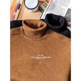 Men's Sweaters SIMWOOD 2022 Autumn Winter New Turtleneck Sweaters Men Warm Wool Blend Thick Knitted Pullovers Plus Size Brand Clothing T220906