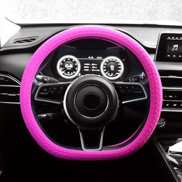 Steering Wheel Covers China Factory Anti-Slip Auto Decoration Universal Non Slip Anti Skid Durable Soft Protective Car Silicone Cover